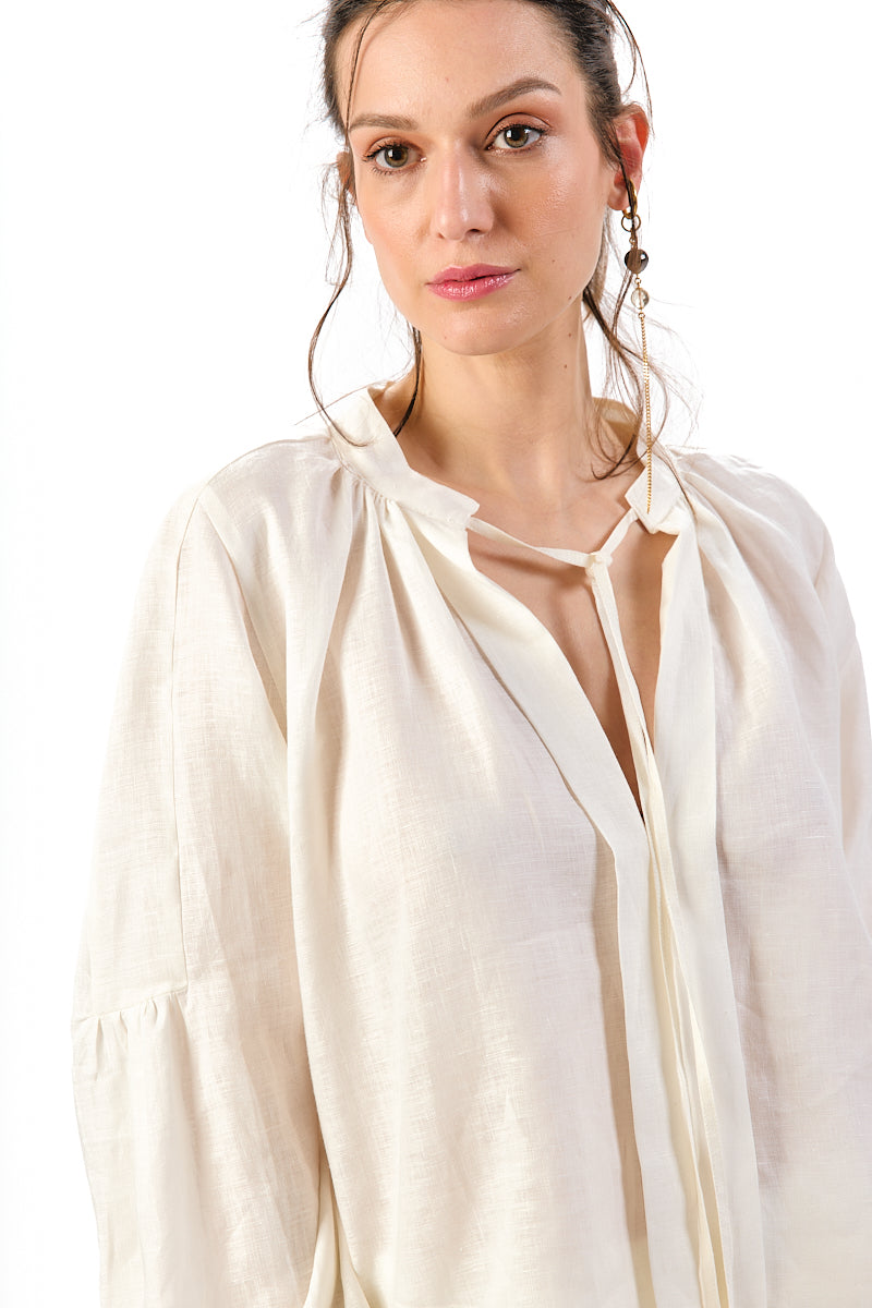 Bluse PALOMA Leinen